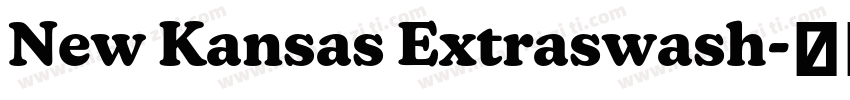 New Kansas Extraswash字体转换